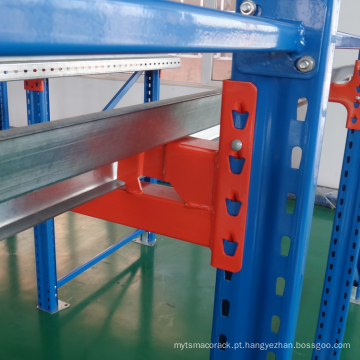 movimentação de aço da cremalheira do armazém no equipamento industrial resistente do armazenamento do sistema do racking da pálete